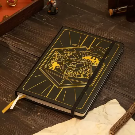 Dungeons & Dragons RPG denník 5e čierny produktová fotografia