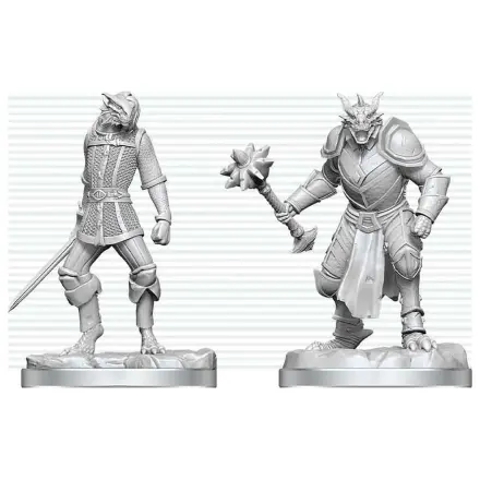 Dungeons & Dragons Nolzur's Marvelous Miniatures Nenatreté miniatúry Dragonborn Paladin & Dragonborn Squire 14 cm produktová fotografia