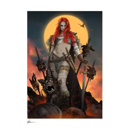 Dynamite Entertainment Art Print Red Sonja: A Savage Sword 46 x 61 cm - nerámovaný umelecká tlač produktová fotografia