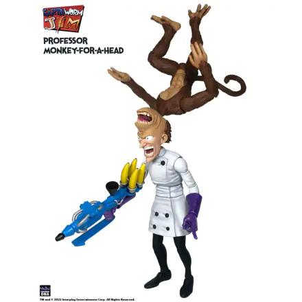 Earthworm Jim Akčná figúrka Wave 1: Professor Monkey-For-A-Head 28 cm produktová fotografia