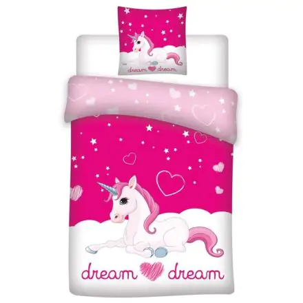 Unicorn mikrovláknová obliečka na perinu posteľ 90cm produktová fotografia