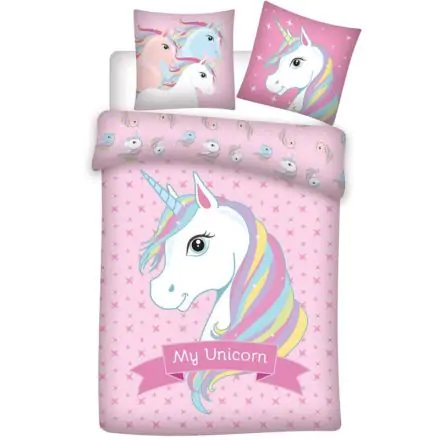Unicorn mikro vláknový povlak na paplón posteľ 90cm produktová fotografia