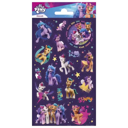 My Little Pony fialová trblietavá nálepka produktová fotografia