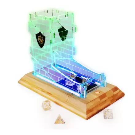 Enhance Tabletop Series LED kocková veža s Clear Dice Set termékfotója