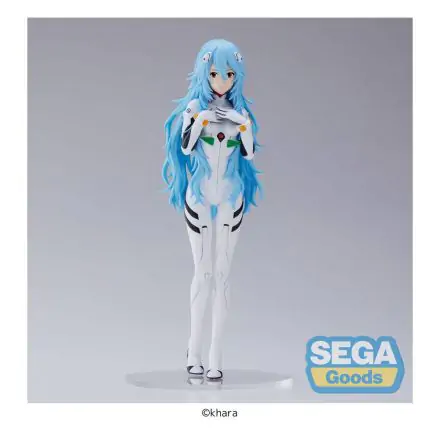 Evangelion: 3.0+1.0 Thrice Upon a Time SPM PVC Socha Rei Ayanami Long Hair Ver. 21 cm produktová fotografia