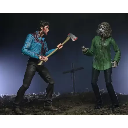 Evil Dead Ultimate Action Figúrka 2-Pack Bloody Ash &amp; Cheryl Williams 18 cm termékfotója