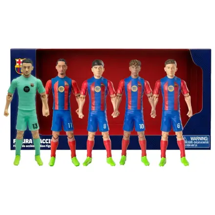 F.C. Barcelona sada 5 figúrok 10cm produktová fotografia