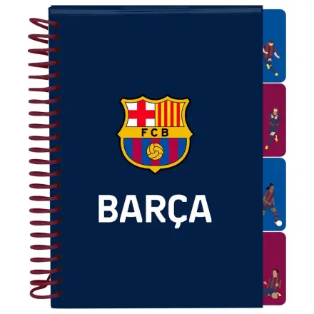 F.C. Barcelona A6 zápisník produktová fotografia