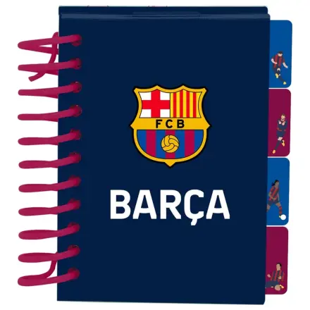 F.C. Barcelona A7 zápisník produktová fotografia