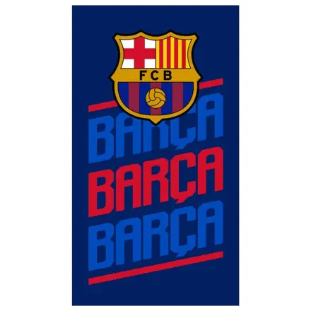 F.C Barcelona plážová osuška z mikrovlákna produktová fotografia
