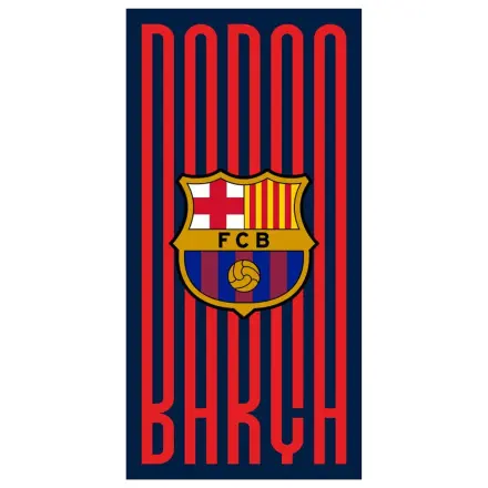 F.C Barcelona plážová osuška z mikrovlákna produktová fotografia