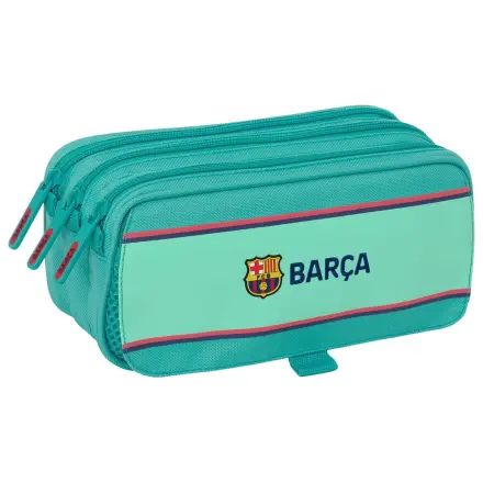 F.C. Barcelona veľké trojité puzdro na ceruzky produktová fotografia