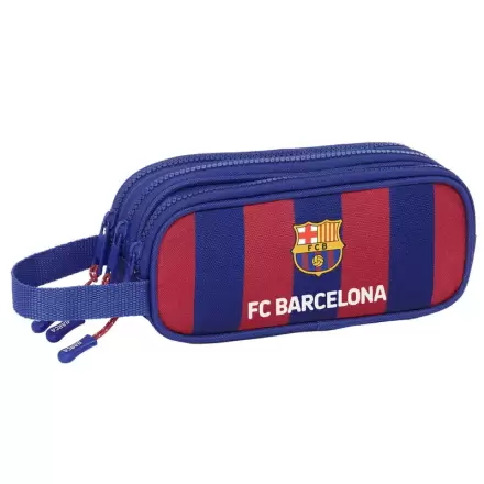 F.C Barcelona trojité puzdro na ceruzky produktová fotografia