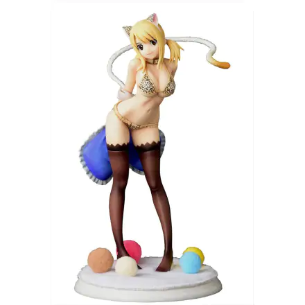 Fairy Tail Socha 1/6 Lucy Heartfilia - Leopárd print MACSKÁVAL Gravure_Style 25 cm termékfotója