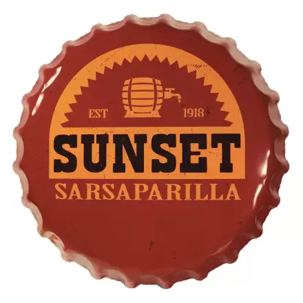 Fallout Plechová značka Sunset Sarsaparilla Fľaškový uzáver produktová fotografia