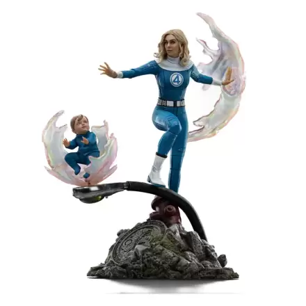 Fantastic Four Art Scale Socha 1/10 Invisible Woman and Franklin 28 cm produktová fotografia