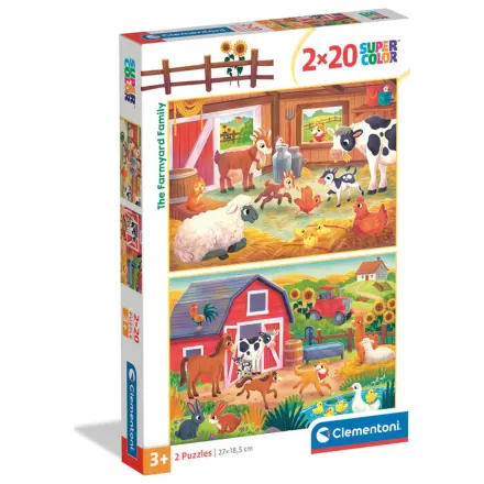 Farm puzzle 2x20 kusov produktová fotografia
