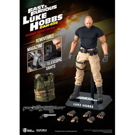 Fast & Furious Dynamic 8ction Heroes Akčná figúrka 1/9 Luke Hobbs 21 cm termékfotója