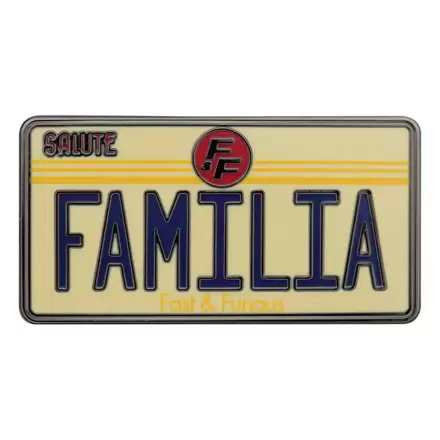 Fast & Furious Pin odznak Familia License Plate produktová fotografia