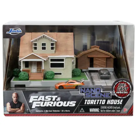 Fast & Furious Toretto House replika diorámy produktová fotografia