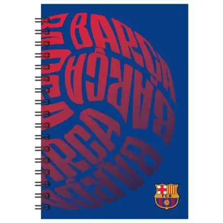 FC Barcelona Ball B/5 Lined Spiral Notebook 70 listov produktová fotografia