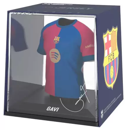 FC Barcelona Gavi mini tričko figúrka produktová fotografia