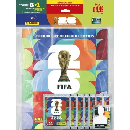 FIFA World Cup 2026 Zbierka nálepiek Štartovací balíček *Nemecká verzia* produktová fotografia