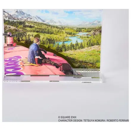 Final Fantasy VII Rebirth Akrylová diorama Cid Key Art produktová fotografia