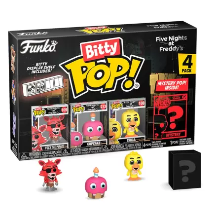 Blister 4 figúrky Bitty POP Five Nights at Freddys Foxy termékfotója