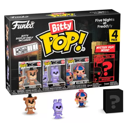 Blister 4 figúrky Bitty POP Five Nights at Freddys Freddy termékfotója