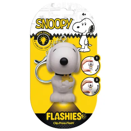 Flashies Peanuts Snoopy 3D kľúčenka s LED baterkou produktová fotografia