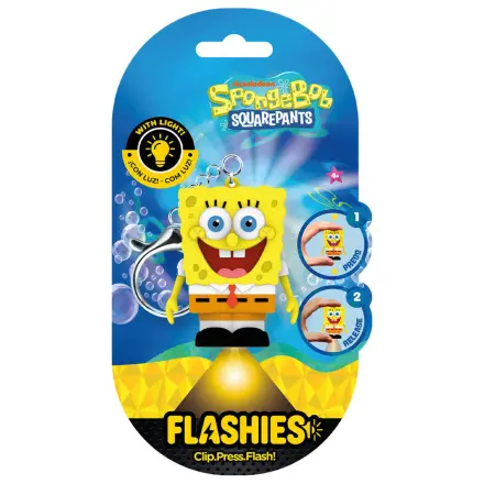 Flashies SpongeBob 3D kľúčenka s led baterkou produktová fotografia