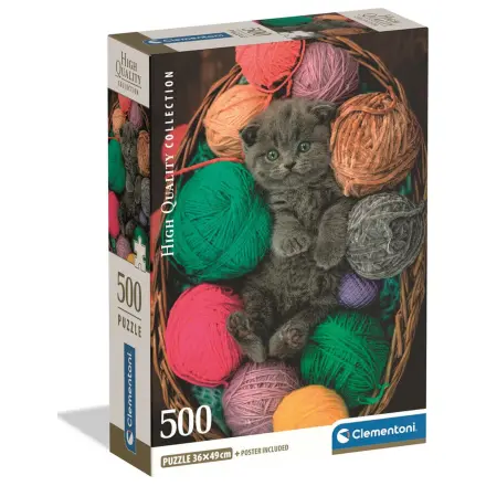 Fluffy Kitten puzzle 500 kusov produktová fotografia
