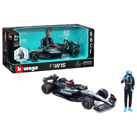 Formula 1 F1 Mercedes W15 E Perf. 2023 Russell odlievaný model 1/24 produktová fotografia