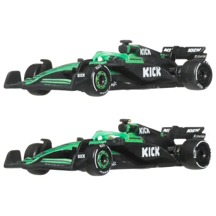 Formula 1 Hot Wheels Premium Die-Cast vozidlá, balenie 2 kusov, 1/64 KICK Sauber Team produktová fotografia
