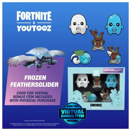 Fortnite Pin Badge 5-Pack Sprite Set 5 cm produktová fotografia