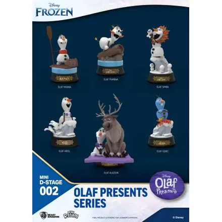 Frozen Mini Diorama Stage Statues 6-pack Olaf Presents 12 cm produktová fotografia
