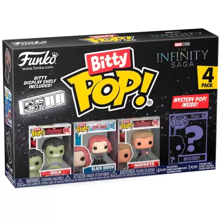 Blister 4 figúrky Bitty POP Marvel The Infinity Saga Hulk termékfotója