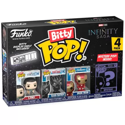 Blister 4 figúrky Bitty POP Marvel The Infinity Saga Loki termékfotója