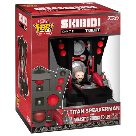 Funko Bitty Pop figúrka Bots Skibidi Toilet Titan Speakerman a Parasitic Skibidi Toilet produktová fotografia