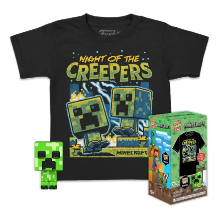 Minecraft Pocket POP! & Detské tričko Box Blue Creeper Veľkosť S produktová fotografia