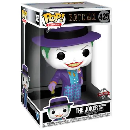 Batman 1989 Super Sized Jumbo POP! Vinyl figúrka The Joker kalappal 25 cm termékfotója