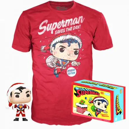 Pop! figúrka a& póló škatuľka Back DC Comics Superman exkluzívnene kŕdel termékfotója