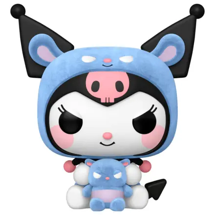 Funko POP figúrka Hello Kitty Kuromi As Baku Flocked produktová fotografia