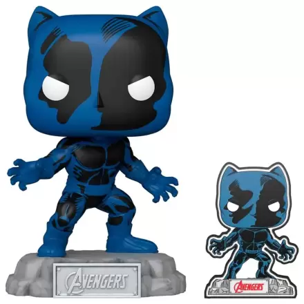 Funko POP figúrka Marvel Avengers 60. výročia Comic Black Panther s pinom Exclusive termékfotója