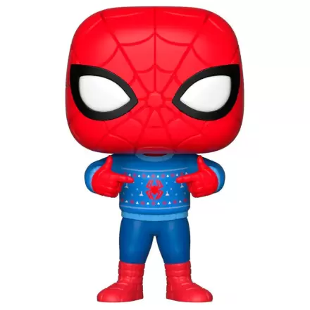 Funko POP vinyl figúrka Marvel Holiday Spider-Man s vianočným svetrom termékfotója