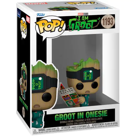 I Am Groot POP! Vinyl figúrka Groot pizsamakönyvvel 9 cm termékfotója