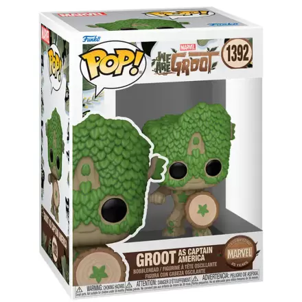 Funko POP figúrka Marvel We Are Groot - Groot ako Captain America termékfotója