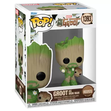 Funko POP figúrka Marvel We Are Groot - Groot ako Iron Man termékfotója