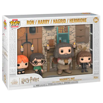 Harry Potter POP Moments Deluxe Vinyl figúrka 4 db-os csomagban Hagrid kunyhója 9 cm termékfotója